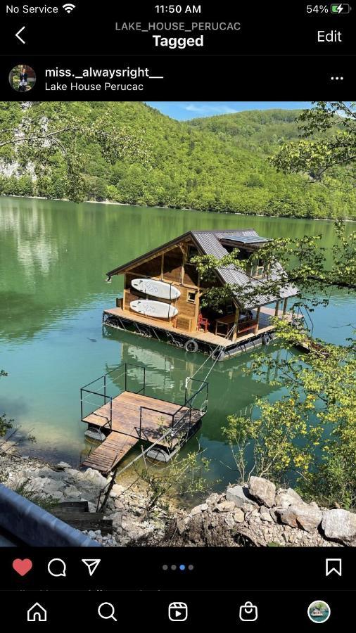 Lake House Perucac Rastiste Экстерьер фото